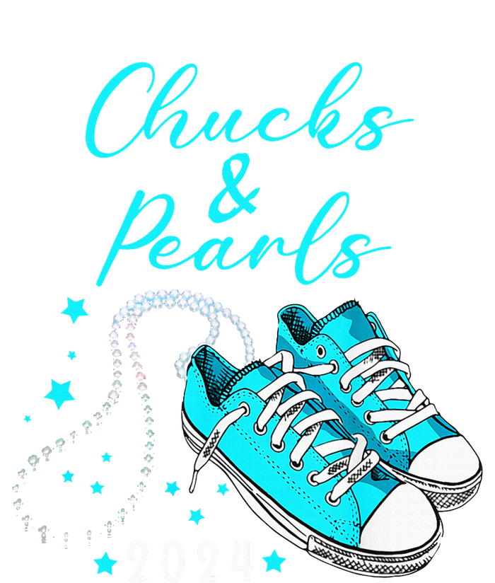 Chucks And Pearls 2024 Kamala Harris For President 47th T-Shirt