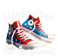 I Understand The Assignment Chucks And Pearls Election 2024 Women's Long Sleeve Flannel Pajama Set 