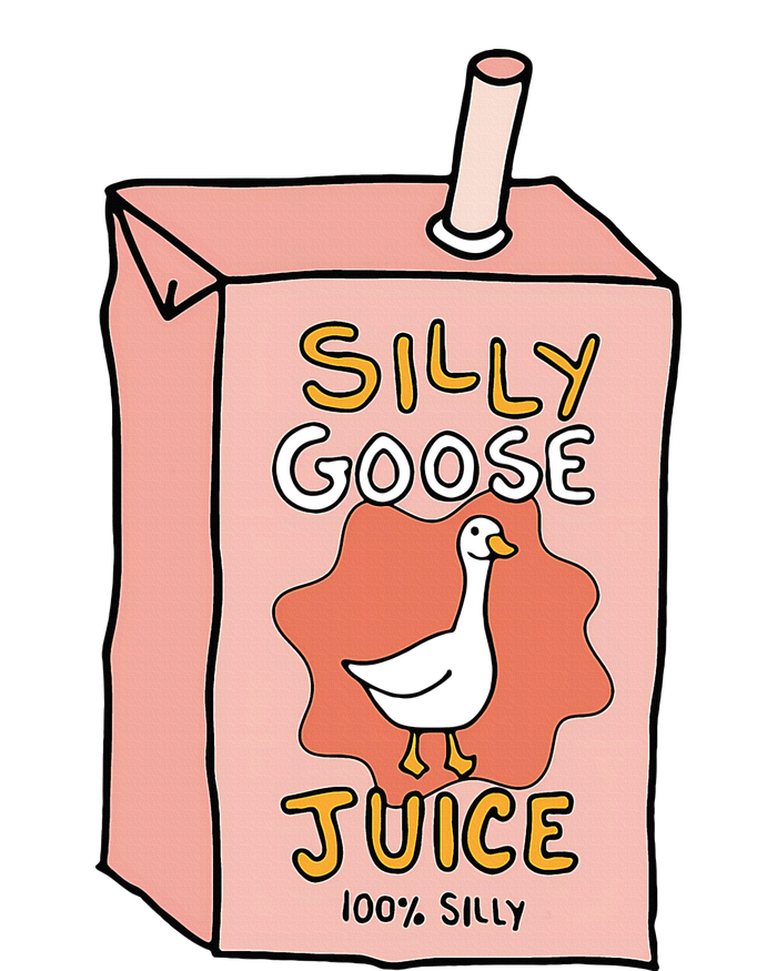 Silly Goose Juice Funny Goose Meme Bird Lover Sarcastic T-Shirt