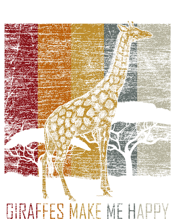 Zoo Keeper Africa Vintage Retro Gift Giraffe T-Shirt