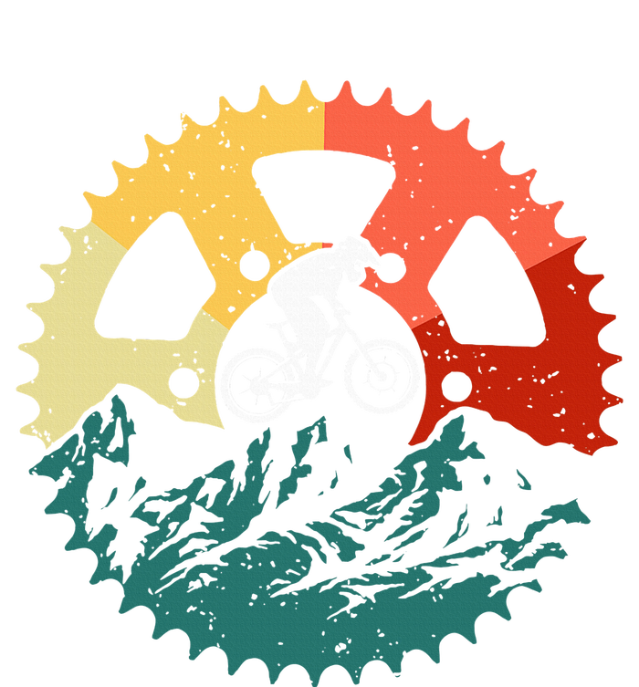 Vintage Mountain Biking Art For Mountain Biker Kids Long Sleeve Shirt