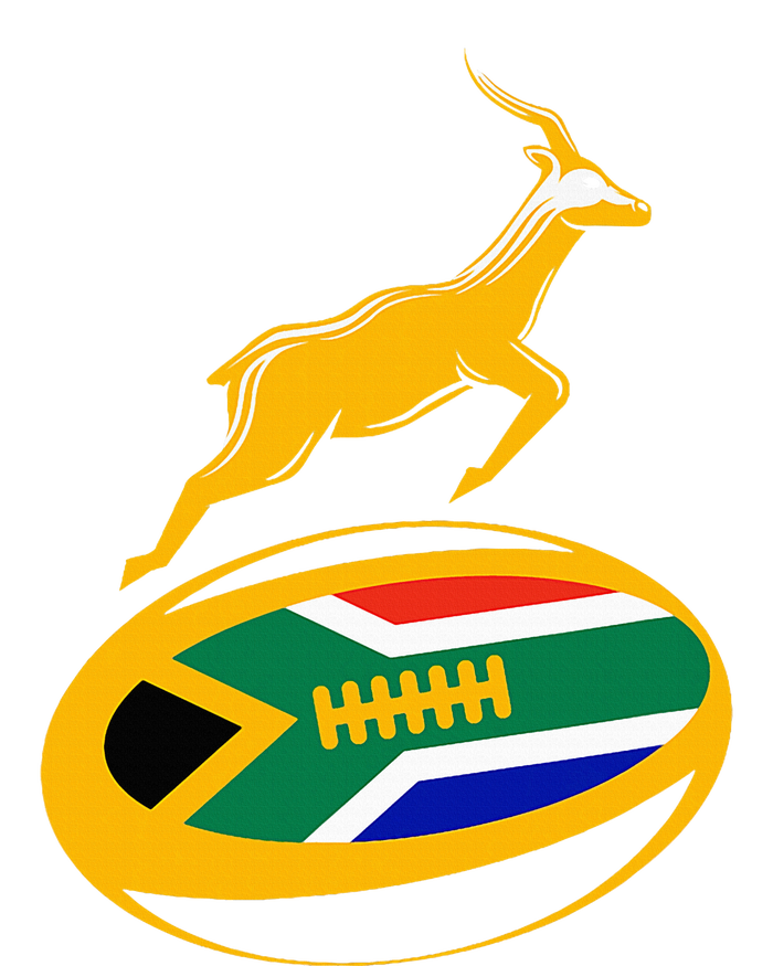 Springbok Rugby Ball & South African Flag T-Shirt