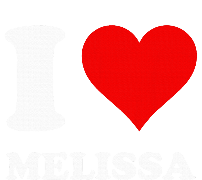 Red Heart I Love Melissa T-Shirt