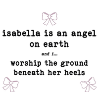 Nostalgia Isabella Is An Angel On Earth Ceramic Star Ornament