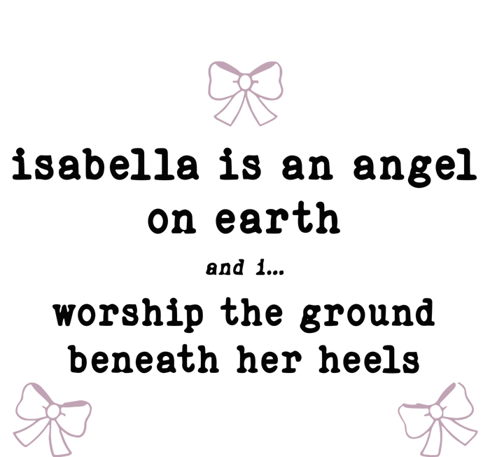 Nostalgia Isabella Is An Angel On Earth Ceramic Star Ornament