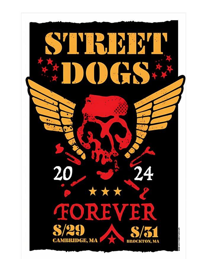 Street Dogs Show At The Middle East Downstairs On Aug 29 2024 Poster PosiCharge Competitor Tank