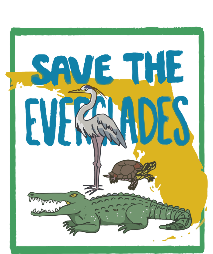 Gators Daily Save The Everglades Kids Hoodie