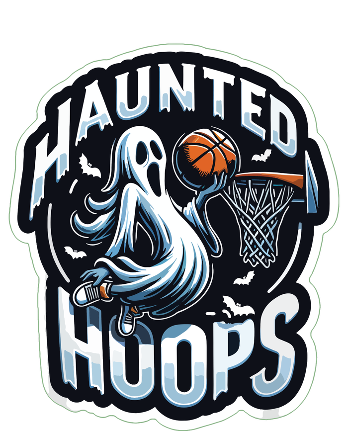 Haunted Hoops Basketball Costume Funny 2024 Halloween Sweatshirt Cinch Pack Bag