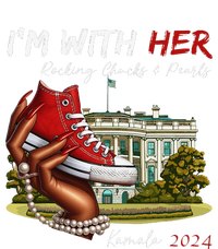 IM With Her Chucks & Pearls Kamala 2024 Gift T-Shirt