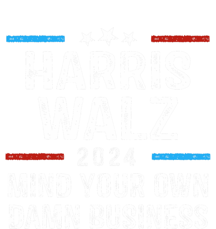 Harris Walz Waltz 2024 Mind Your Own Damn Business Kids Hoodie