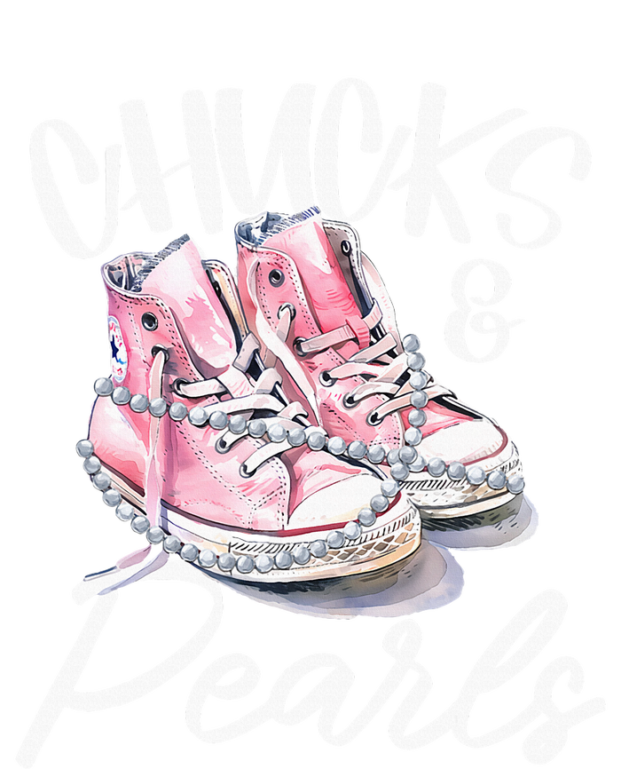 Chucks And Pearls Kamala Harris 2024 Toddler Sweatshirt