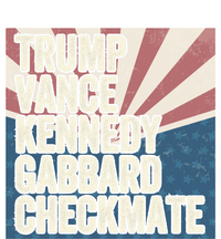 Trump Vance Kennedy Gabbard Checkmate American Flag Chess Performance Fleece Hoodie