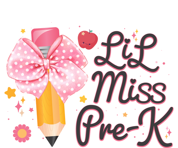 Cute Lil Miss Pre K Pre School New School Year T-Shirt