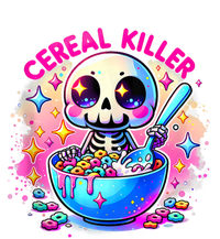 Cereal Killer Breakfast Cereal Bowl Cereals Skull Skeleton Halloween Costumes Crop Fleece Hoodie