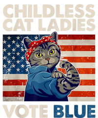 Childless Cat Ladies Vote Blue Vintage Cat Usa Flag T-Shirt