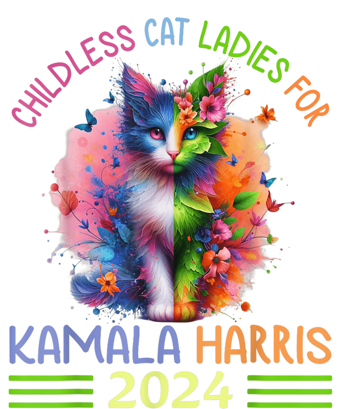 Childless Cat Ladies For Kamala Harris T-Shirt