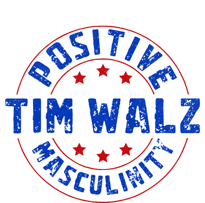 Positive Masculinity Pro Kamala Tim Walz 2024 Yupoong Adult 5-Panel Trucker Hat