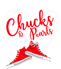 Funny Chucks And Pearls Im With Her Kamala 2024 Gift T-Shirt