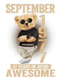 September 47th Birthday 1977 Awesome Teddy Bear Mousepad