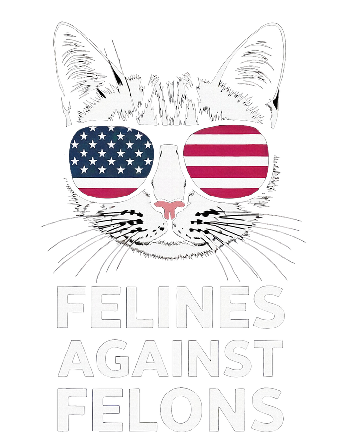 Felines Against Felons Kamala Harris Tall Long Sleeve T-Shirt