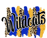 Wildcats Swash Blue Yellow School Spirit T-Shirt