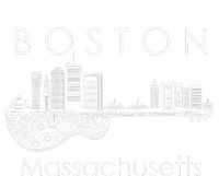 Boston Souvenir Massachusetts Skyline Music Guitar PosiCharge Competitor Tank