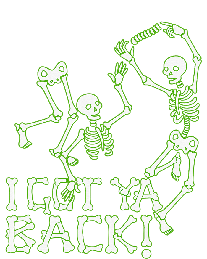 I Got Ya Back Skeleton Glowing In The Dark Tall T-Shirt