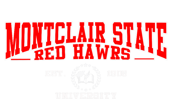 Montclair State Red Hawks Retro University Arch Vintage T-Shirt