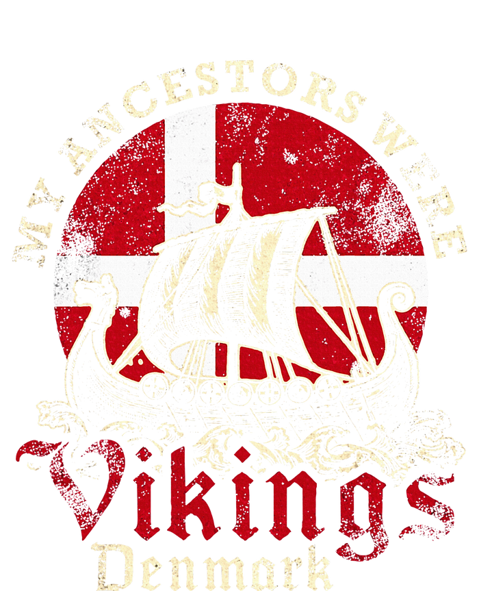 Danish Denmark Viking Ship Flag T-Shirt