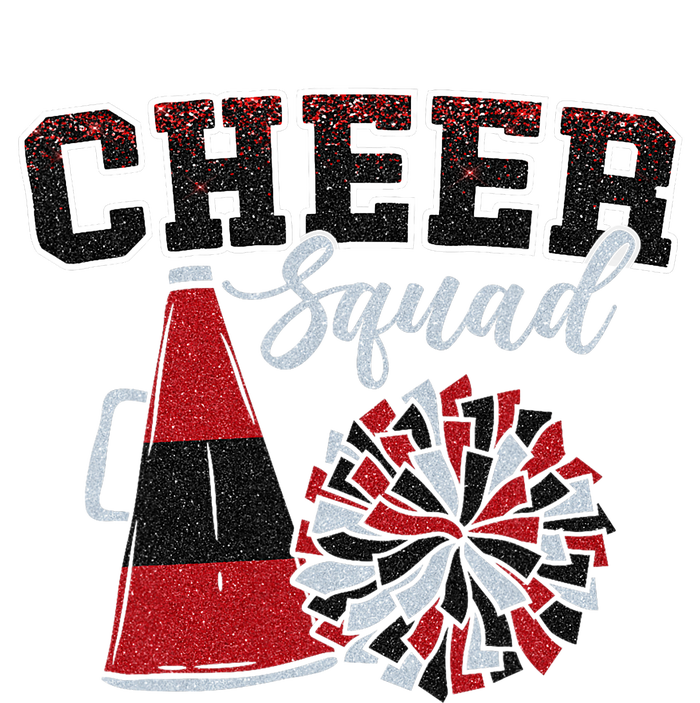 Cheer Squad Funny Cheerleader Cheerleading Red Women Girl Tie-Dye T-Shirt