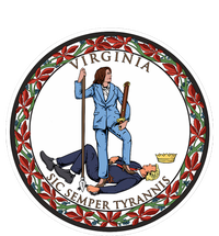 No Tyrants Kamala Harris 2024 With A Rad Design Based On The Flag Of Virginia Hoodie