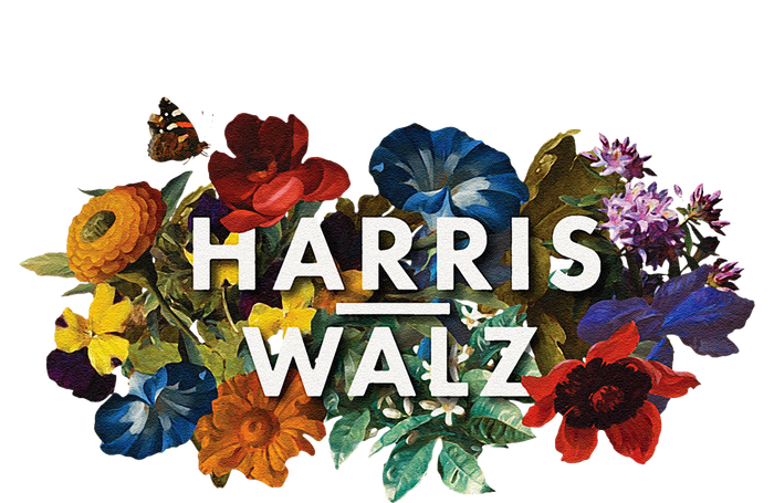 Harris Walz 2024 Floral Feminine Women Harris Waltz 2024 Gift T-Shirt