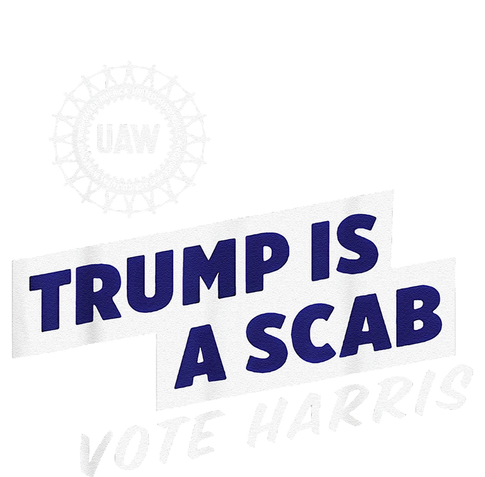 Uaw Union Trump Is A Scab Vote Kamala Harris Funny Uaw Red Gift Mousepad