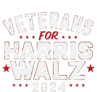 Veterans For Harris Waltz 2024 Election Vote Blue Democrat Gift T-Shirt