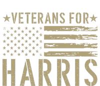 Vintage Veterans For Harris 2024 Military Vets Kamala Harris Gift Premium T-Shirt