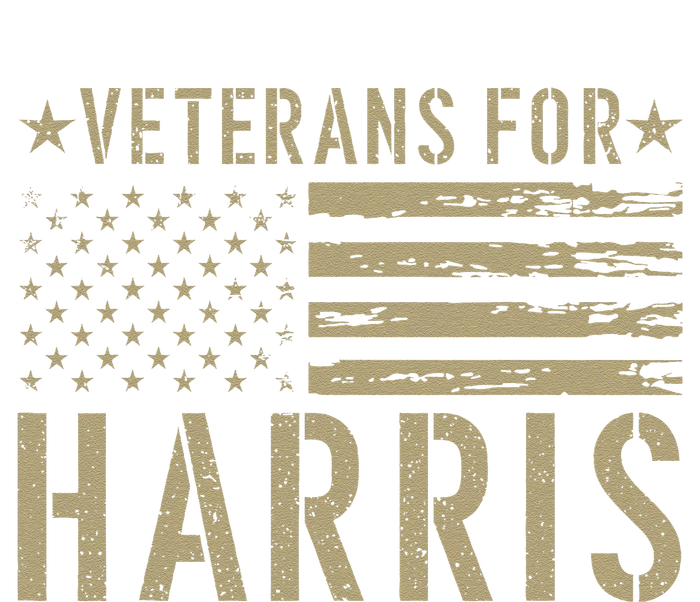 Vintage Veterans For Harris 2024 Military Vets Kamala Harris Gift Premium T-Shirt