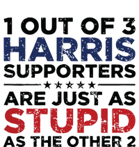 1 Out Of 3 Harris Supporters Stupid Funny Saying Sustainable Bucket Hat