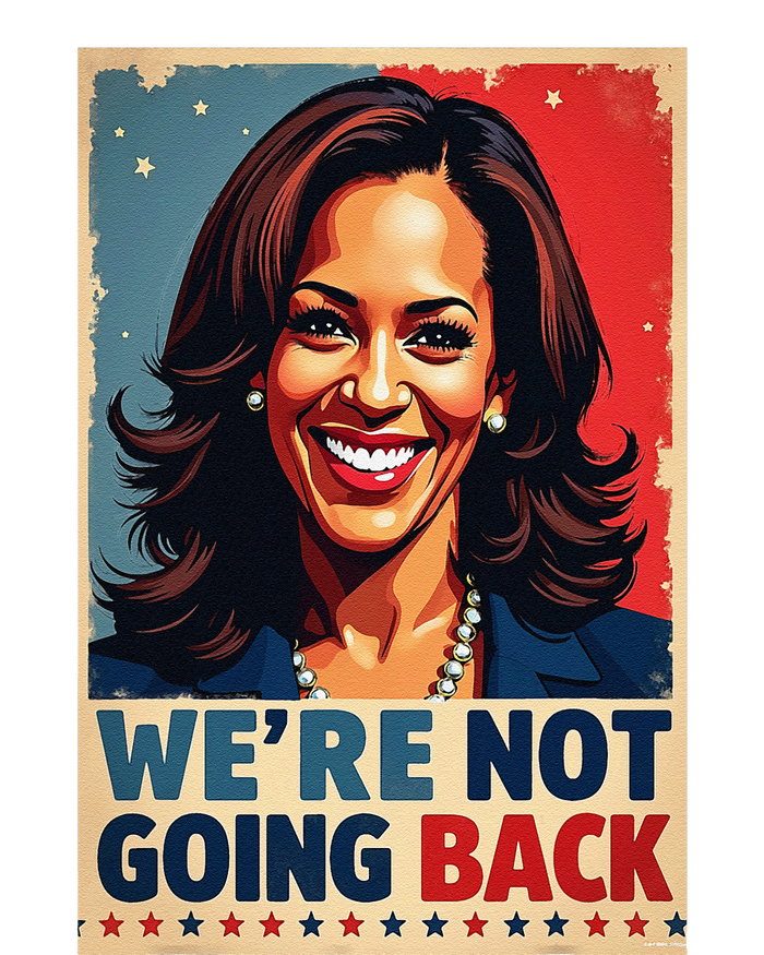 Kamala Harris WeRe Not Going Back Vote For 2024 President Kids T-Shirt