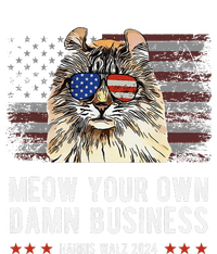 Harris Walz 2024 Mind Your Own Damn Business Funny Cat Performance Sprint T-Shirt