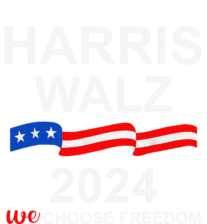 Vote Kamala Harris Tim Walz 2024 President We Choose Freedom Hoodie