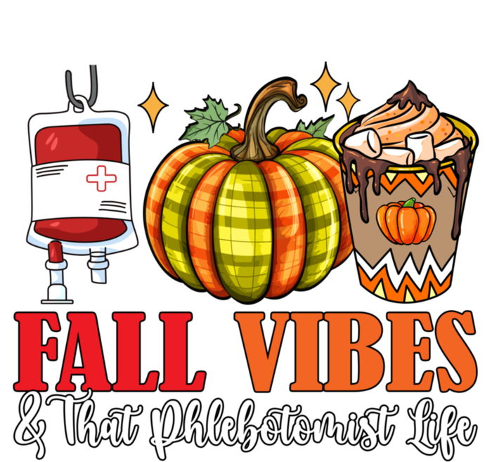 Fall Funny Vibes And That Phlebotomist Thanksgiving Job Team USA-Made Doggie Bandana