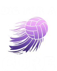 Breast Cancer Awareness Dig For A Cure Volleyball Gift T-Shirt