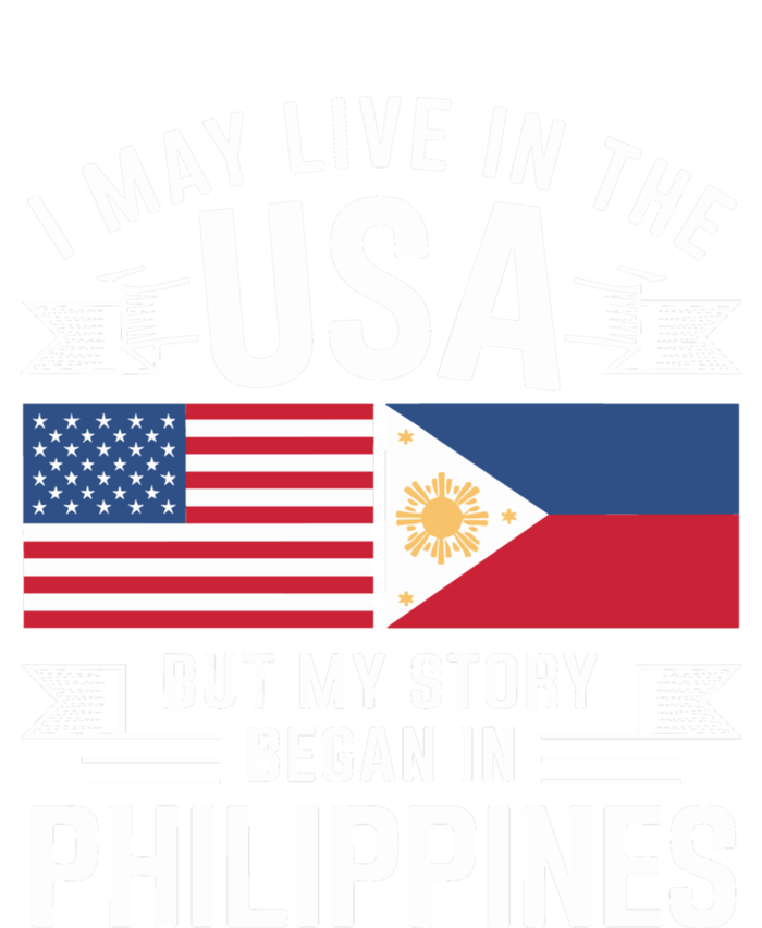 Philippines American Flag Usa Filipino Roots Present Youth Performance Sprint T-Shirt