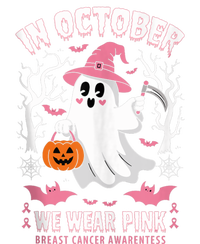 Breast Cancer Support Squad In October We Wear Ghosts Kids T-Shirt