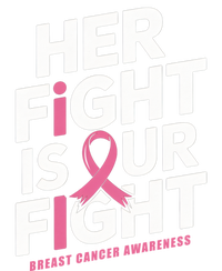 Her Fight Is Our Fight Breast Cancer Awareness Cooling Performance Crew T-Shirt