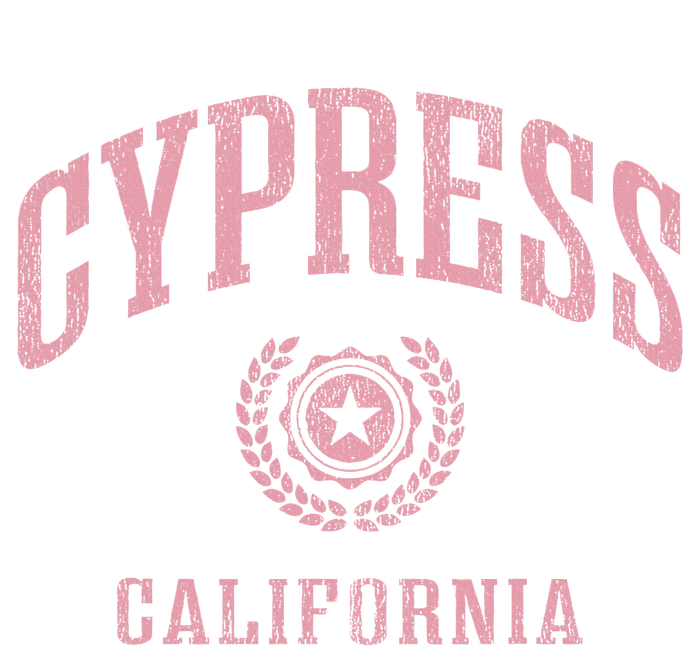 Cypress Ca Vintage College Sports Design T-Shirt