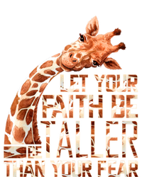 Let Your Faith Be Taller Than Your Fear Giraffe Ladies Essential Tank