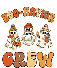 Behavior Analyst Halloween Aba Cute Ghost Boohavior Crew Sweatshirt Cinch Pack Bag