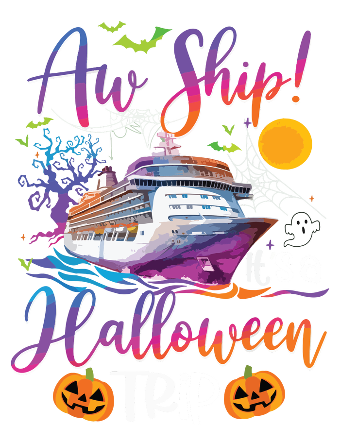 Aw Ship Halloween Trip Family Cruising Crew Cruise Squad Tall Long Sleeve T-Shirt