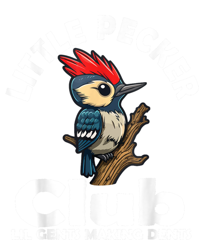 Little Pecker Club Lil Gents Making Dents Funny Woodpecker Flat Bill Trucker Hat